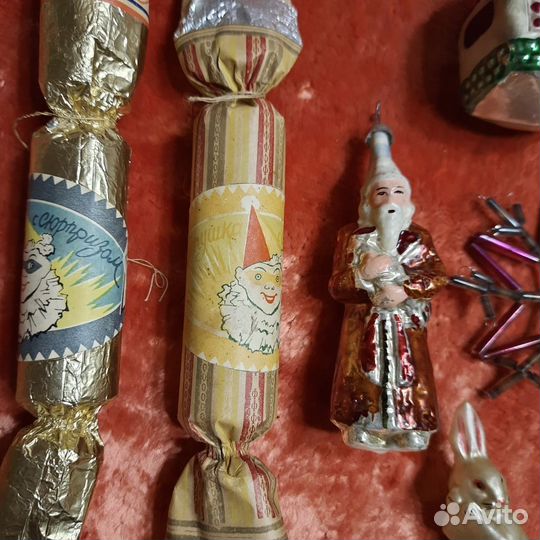 Елочные новогодние игрушки СССР