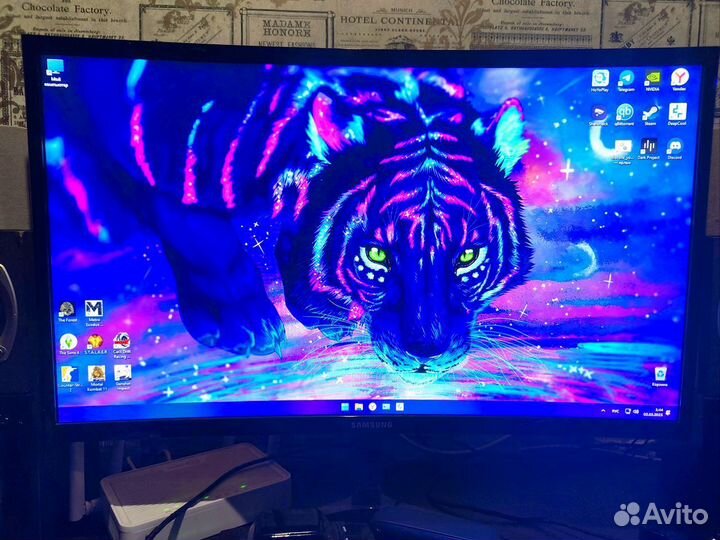 Игровой компьютер со всей переферией