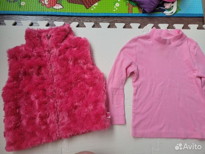 Вещи пакетом на девочку 80-86