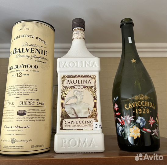 Бутылки для оформления бара