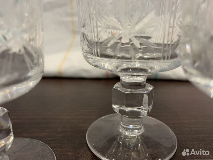 Графин с рюмками хрусталь винтаж