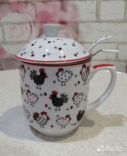 Кружка для заваривания чая с ситечком