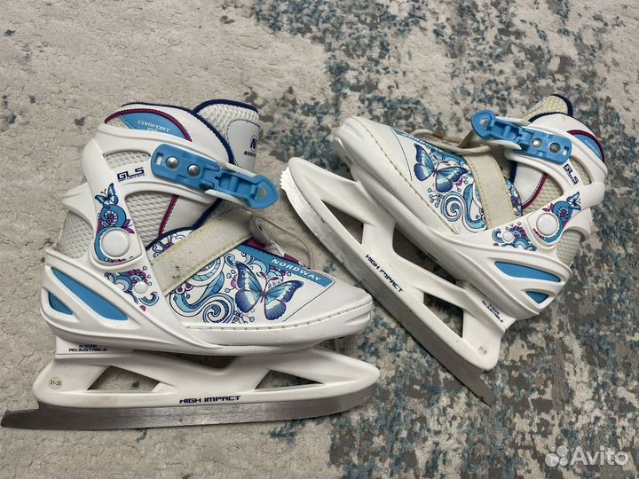 Коньки детские раздвижные 31-35