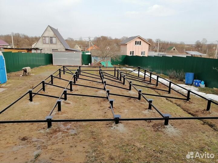 Винтовые сваи под ключ