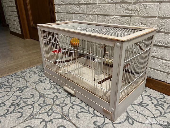 Клетка для птиц бу из дерева