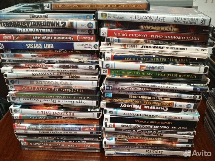 Компьютерные игры и фильмы, диски