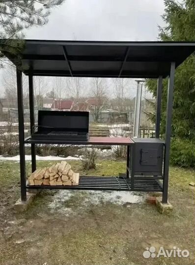 Мангал-беседка loft