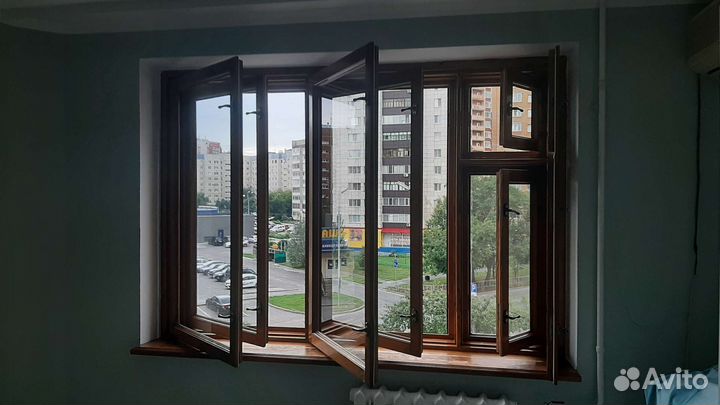 Оконный блок из сосны