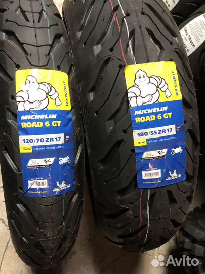 Michelin road 6 GT 120/70ZR17 + 180/55ZR17