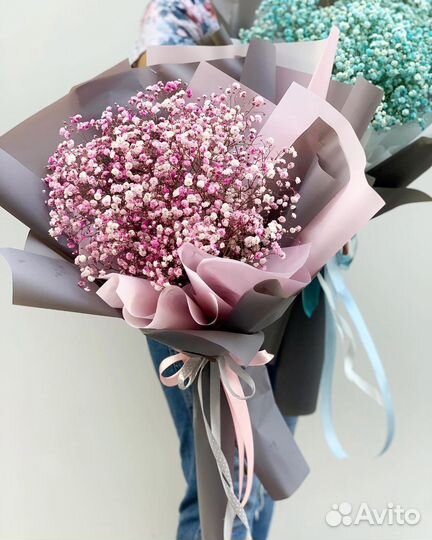 Букеты из Гипсофилы. Цветы. Доставка