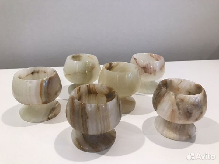 Бокалы подсвечник оникс