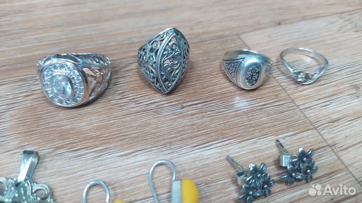 Ювелирные серебряные украшения СССР