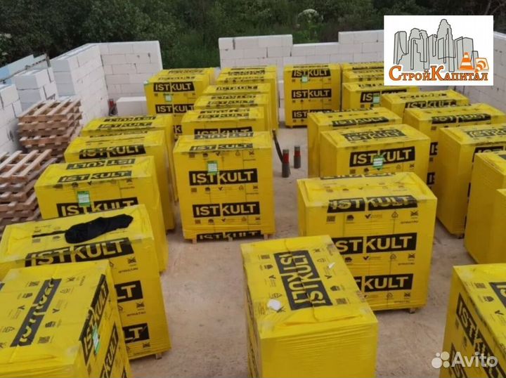 Газоблоки (пенобетон) IstKult D600, D500