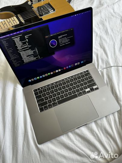 Macbook pro 16 2019 i9 2,4/32DDR4/512gb/5300M