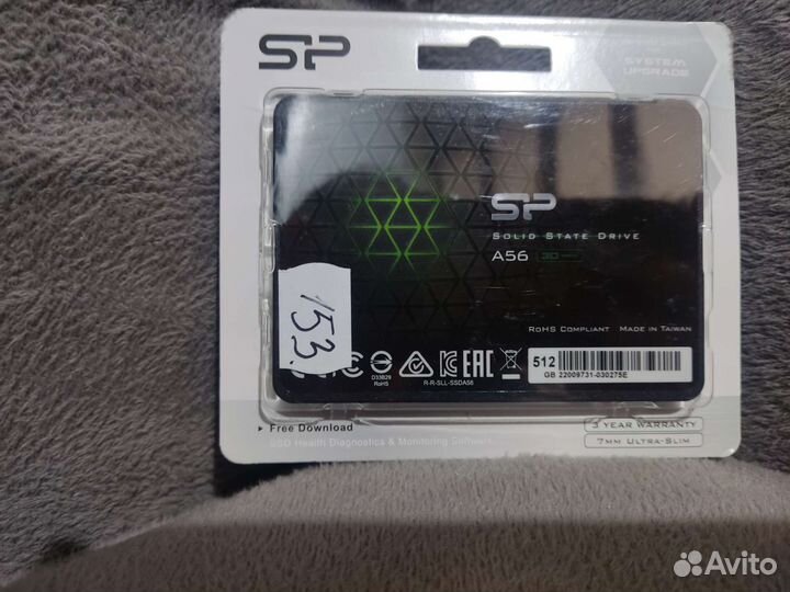 SSD 512GB 2,5 SATA 3 Solid State Drive