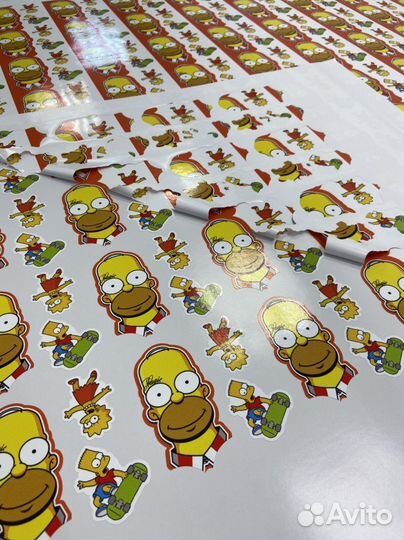 Печать наклеек, этикеток, стикеров