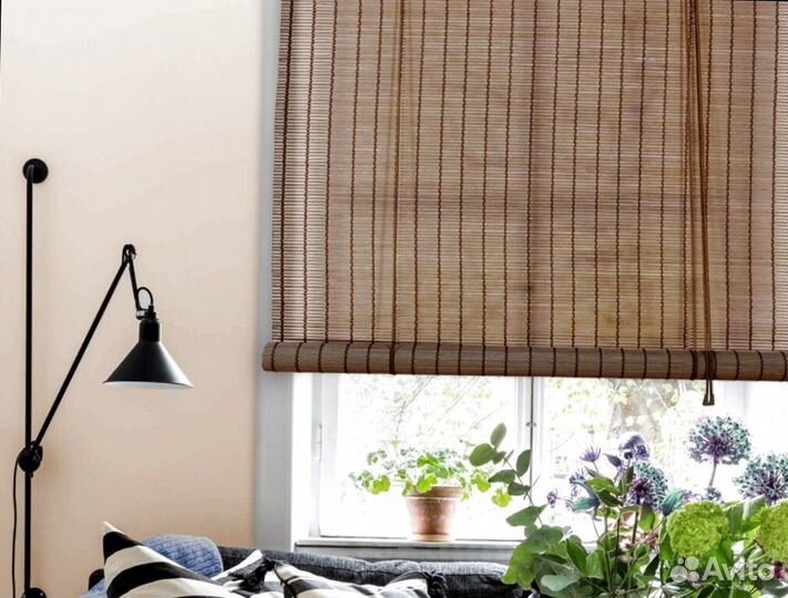 Шторы и жалюзи из бамбука