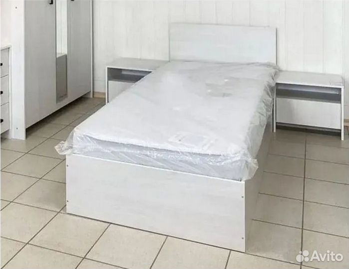 Кровать мсп 0.9 ясень анкор