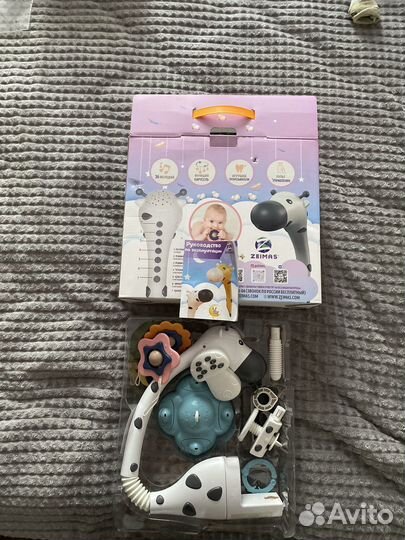 Детский мобиль в кроватку музыкальный