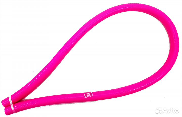 Шланг силиконовый - STI - 14мм (1м/розовый)