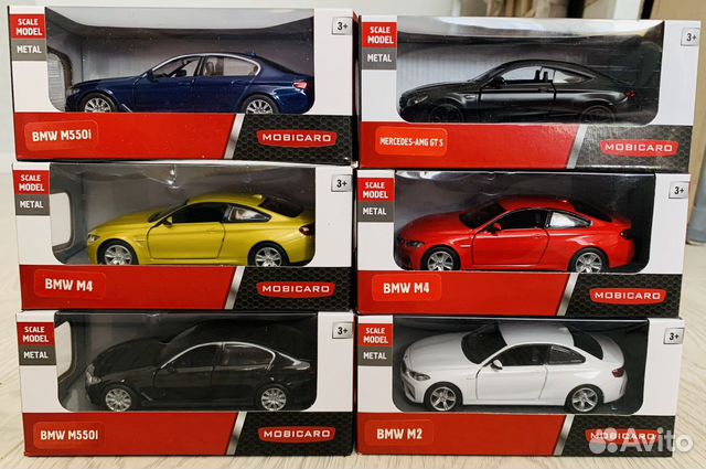 Коллекционные модели машин BMW 1:32 Mobicaro новые купить в Красном ...