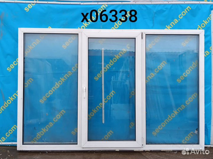 Пластиковое окно Б/У 1570(в)х2430(ш)