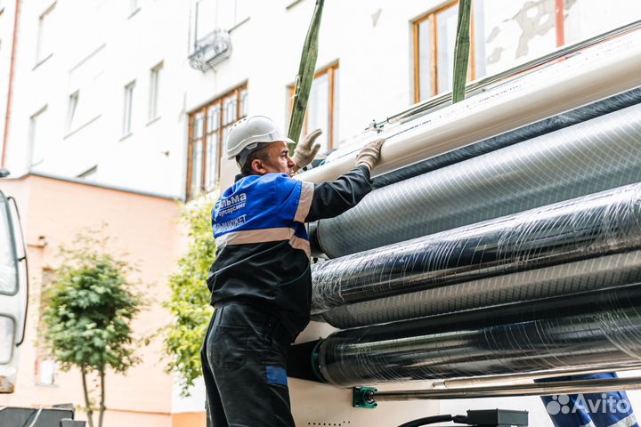 Такелажные работы. Разгрузка оборудования