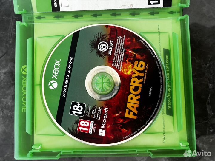 Диск на xbox one/xs Far Cry 6