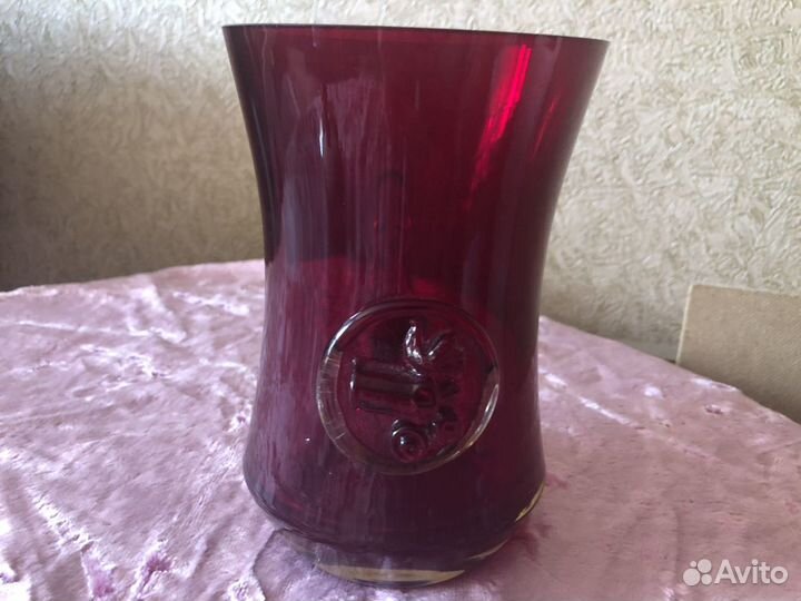 Бокал цветное стекло