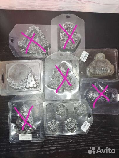 Пластиковые формы для мыла