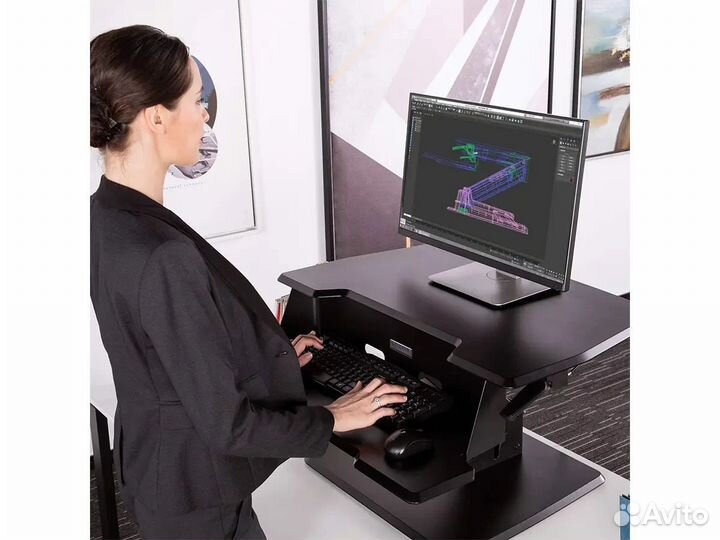 Подставка под монитор Eureka ERK-CV-31B