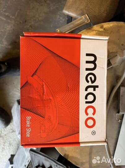 Колодки ручного тормоза к-кт Metaco 3030-033