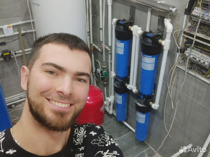 Система очистки воды с установкой