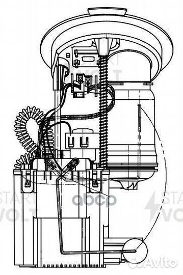 Модуль топл. насоса BMW 1 F20 (11) /3 F30 (11)