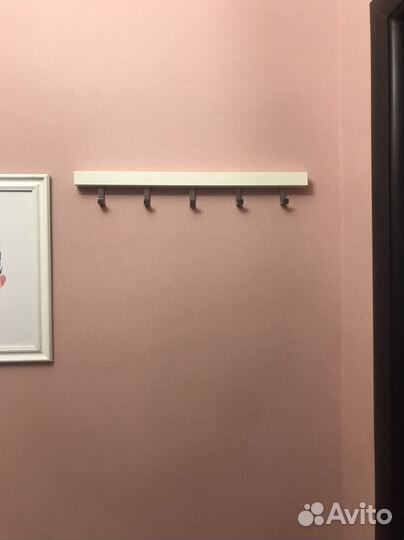 Вешалка икея белая