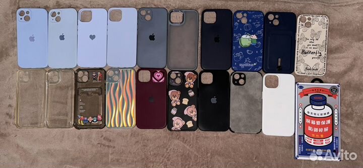 Продам чехлы на айфон 13 и защитное стекло