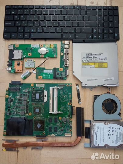 Ноутбук Asus K52D, Lenovo IdeaPad Z565 разбор