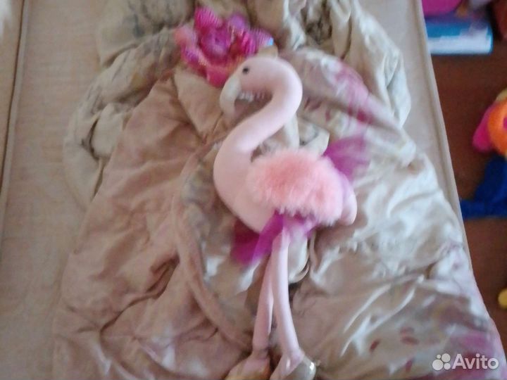 Мягкие игрушки фламинго