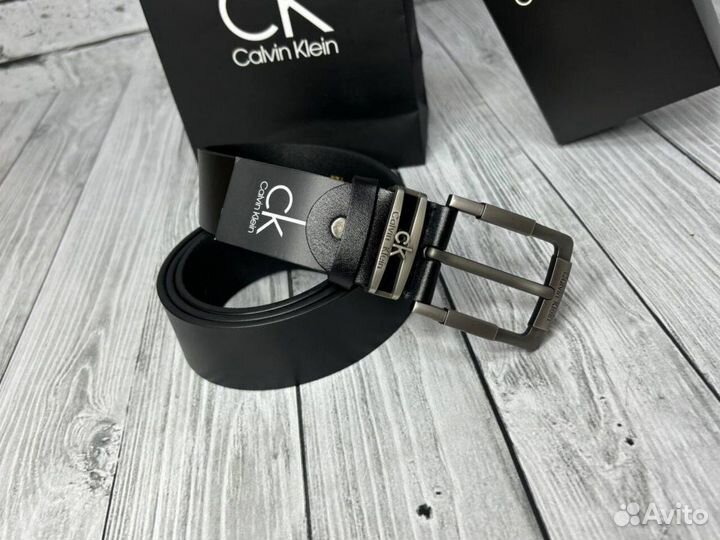 Ремень кожаный Calvin Klein мужской