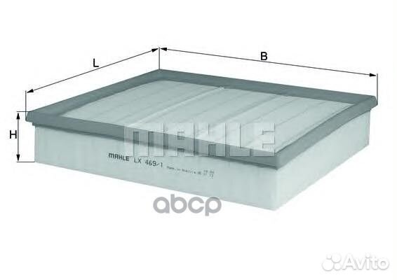 Фильтр воздушный LX4691 Mahle/Knecht