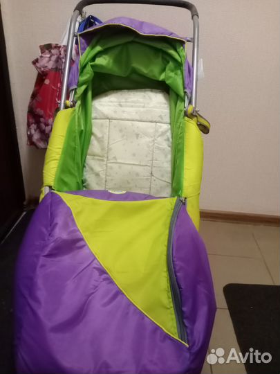 Детские санки коляска бу