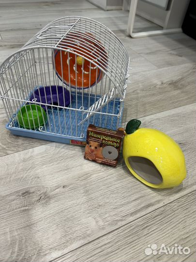 Клетка для хомяка и домик