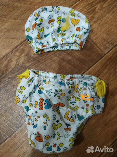 Трусики и шапочка для бассейна