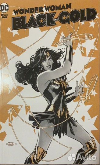 Wonder Woman black and gold #1 cover by Jen barrel
