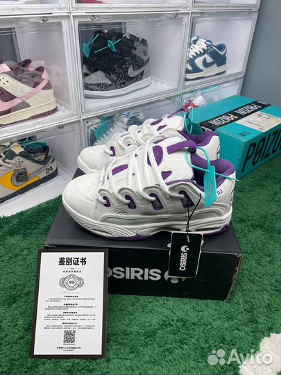 Osiris d3 White/Puple Оригинал (Poizon)