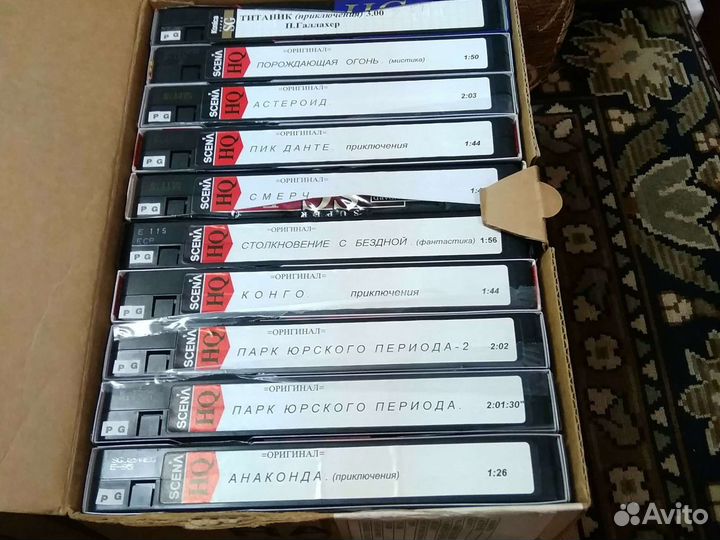 Видеокассеты записанные неигранные