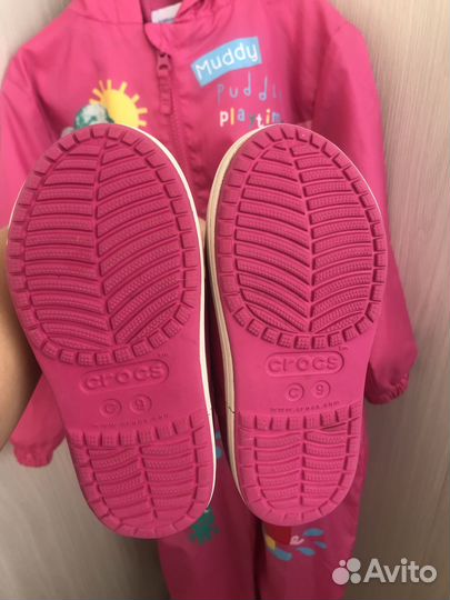 Сапоги для девочкм crocs c9
