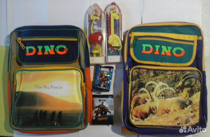 Ранцы школьные с пеналом и ластиком