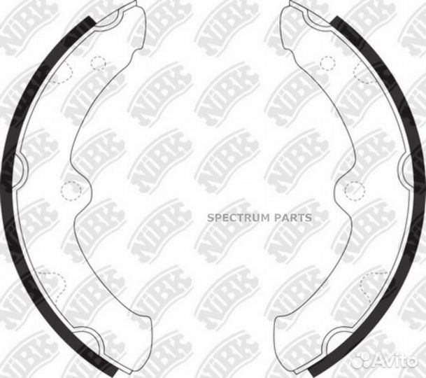 Nibk FN2297 Колодки тормозные барабанные FN2297