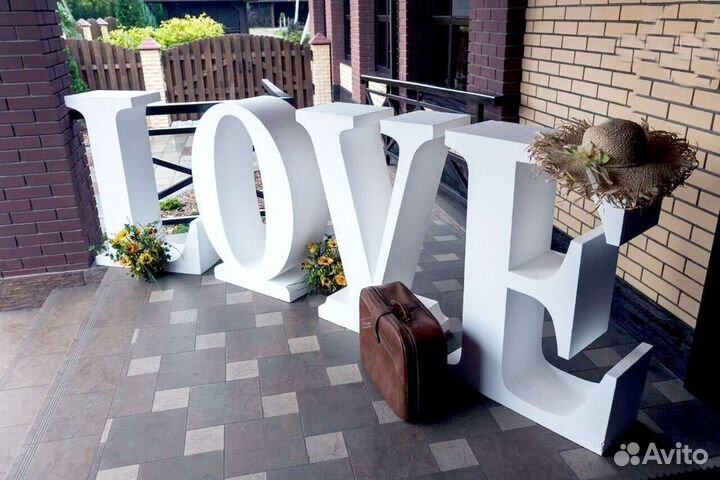 Объемные буквы, надписи, цифры